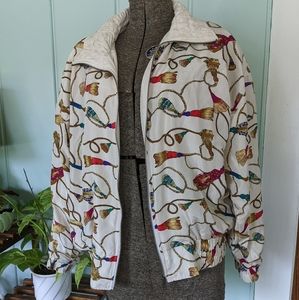 80s Vintage Silk Jacket